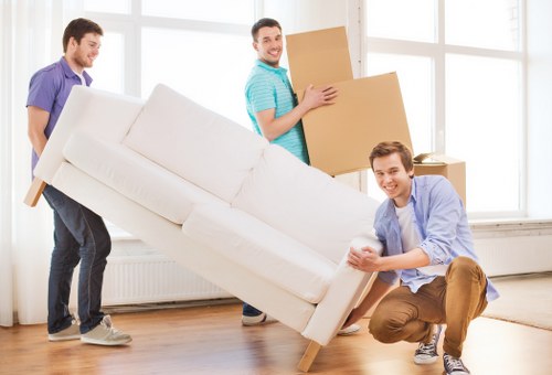 Business and residential man and van transport in Kingscross