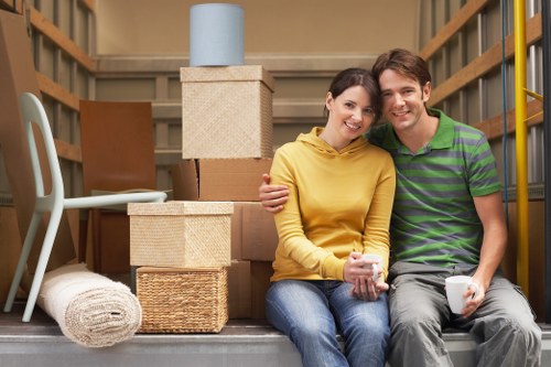 Organized small removals setup for Kingscross move