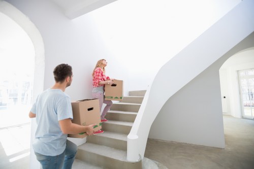 Organized student belongings stored safely in Kingscross